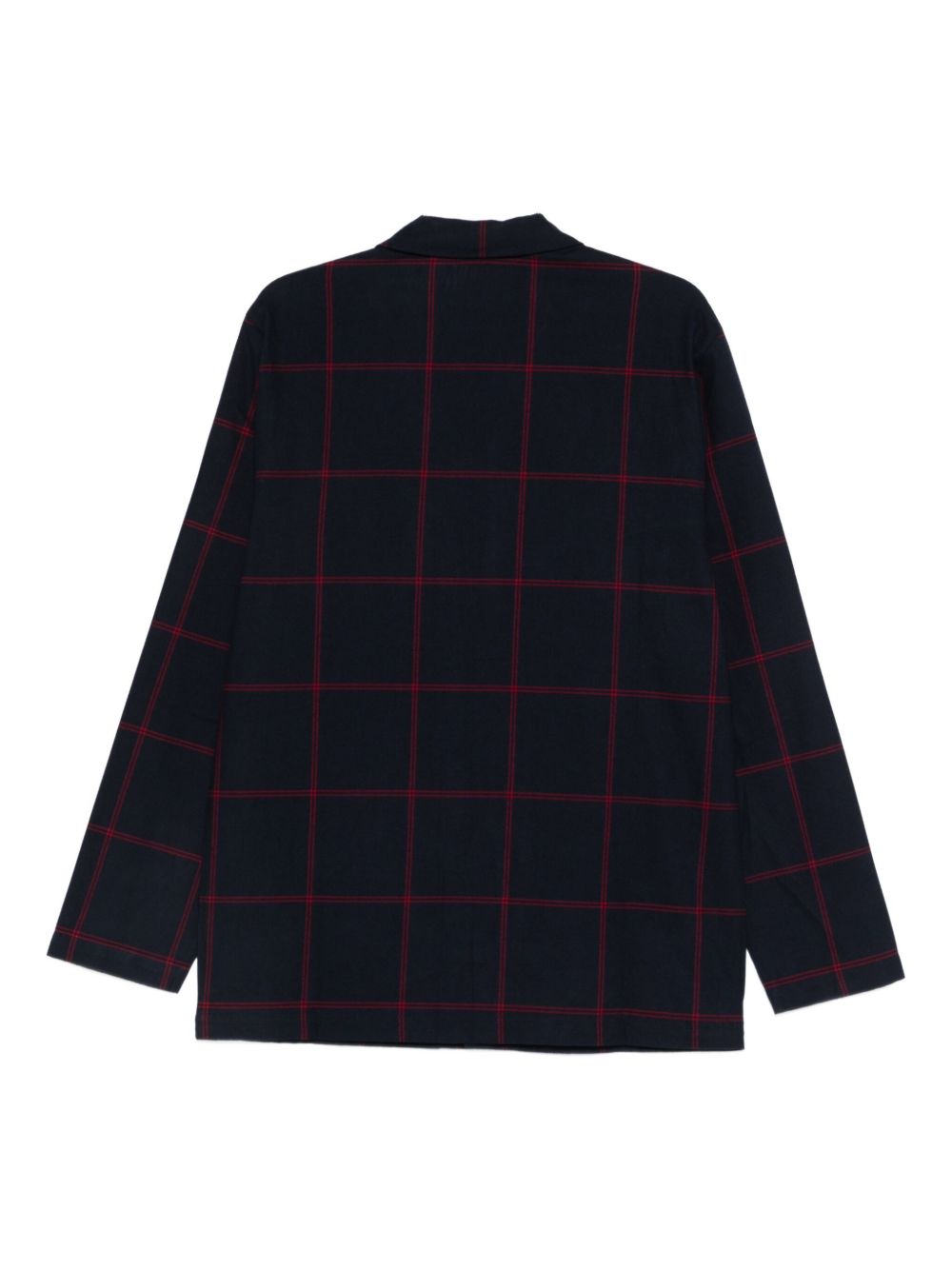 EMPORIO ARMANI Cotton Checkered Blazer for Men - FW25 Collection