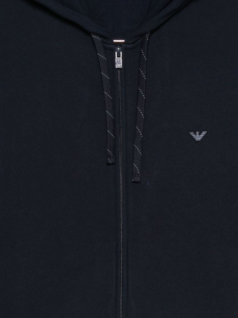 EMPORIO ARMANI Logo Zip Hoodie for Men - FW25