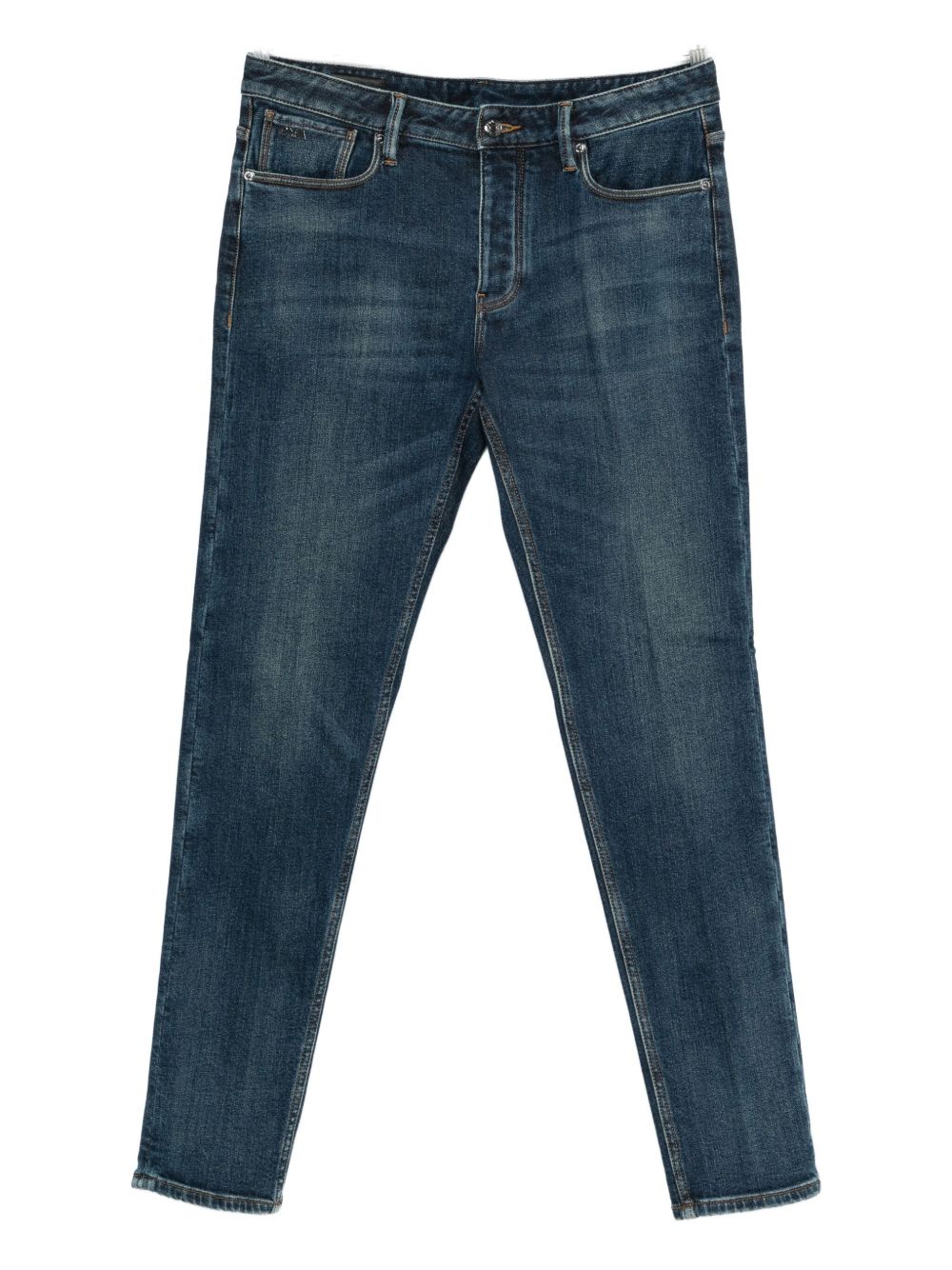 EMPORIO ARMANI Classic Denim Cotton Jeans for Men - FW25