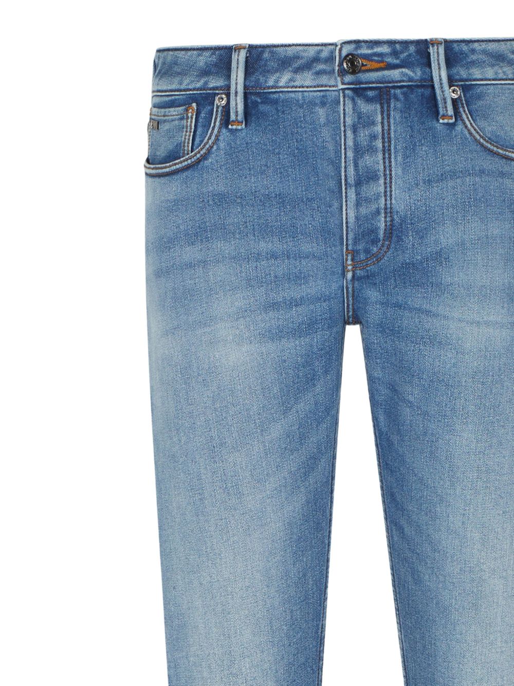 EMPORIO ARMANI Denim Cotton Jeans for Men - FW25 Collection