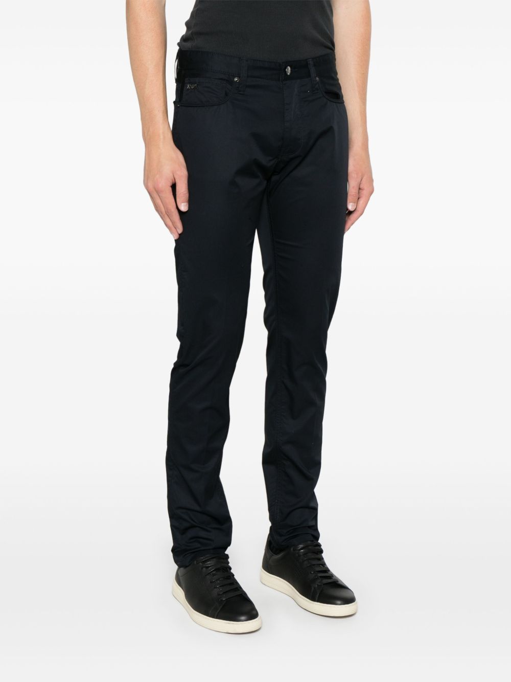 EMPORIO ARMANI Classic Denim Cotton Jeans with Concealed Fly - SS25