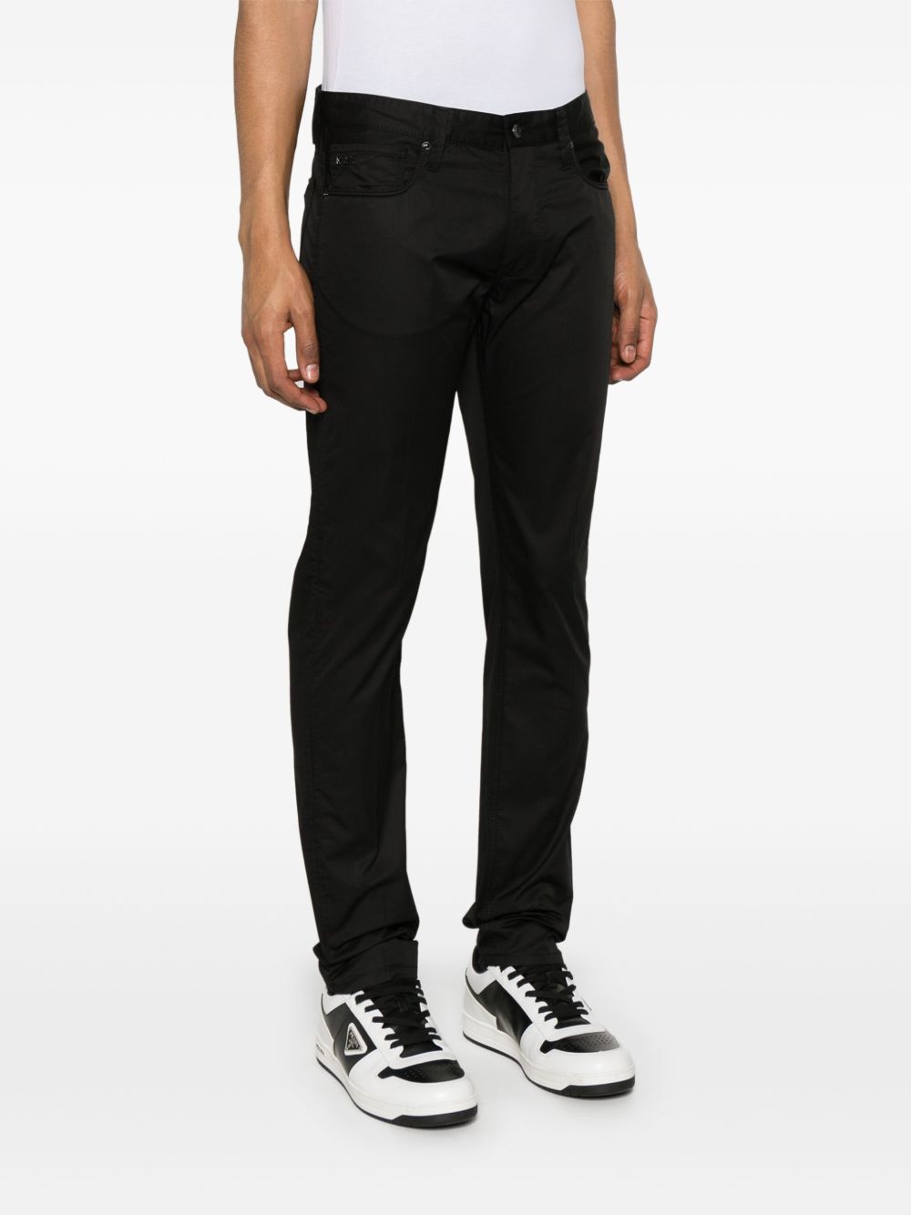 EMPORIO ARMANI Classic Denim Jeans with Concealed Fly - Men's Fashion