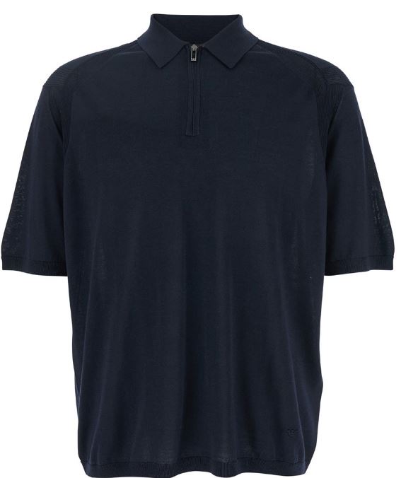 EMPORIO ARMANI Comfortable Lyocell Cotton Sweater for Men