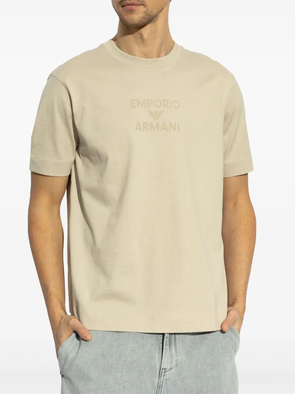 EMPORIO ARMANI Classic Cotton T-Shirt for Men