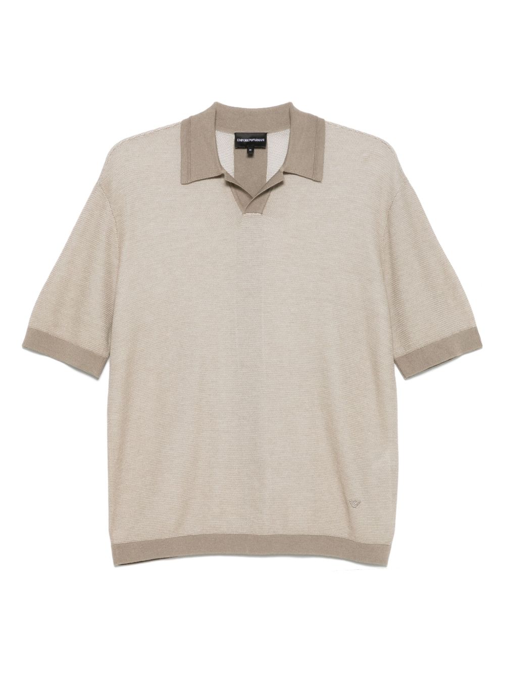 EMPORIO ARMANI Wool Blend Polo Shirt for Men