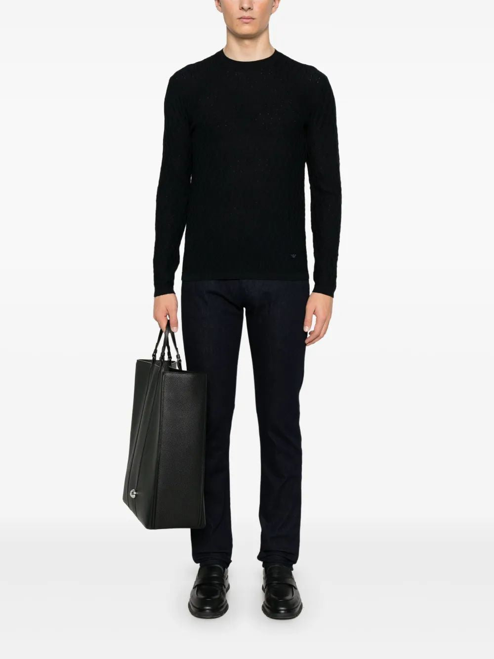 EMPORIO ARMANI Luxurious Men's Pullover - SS25 Collection
