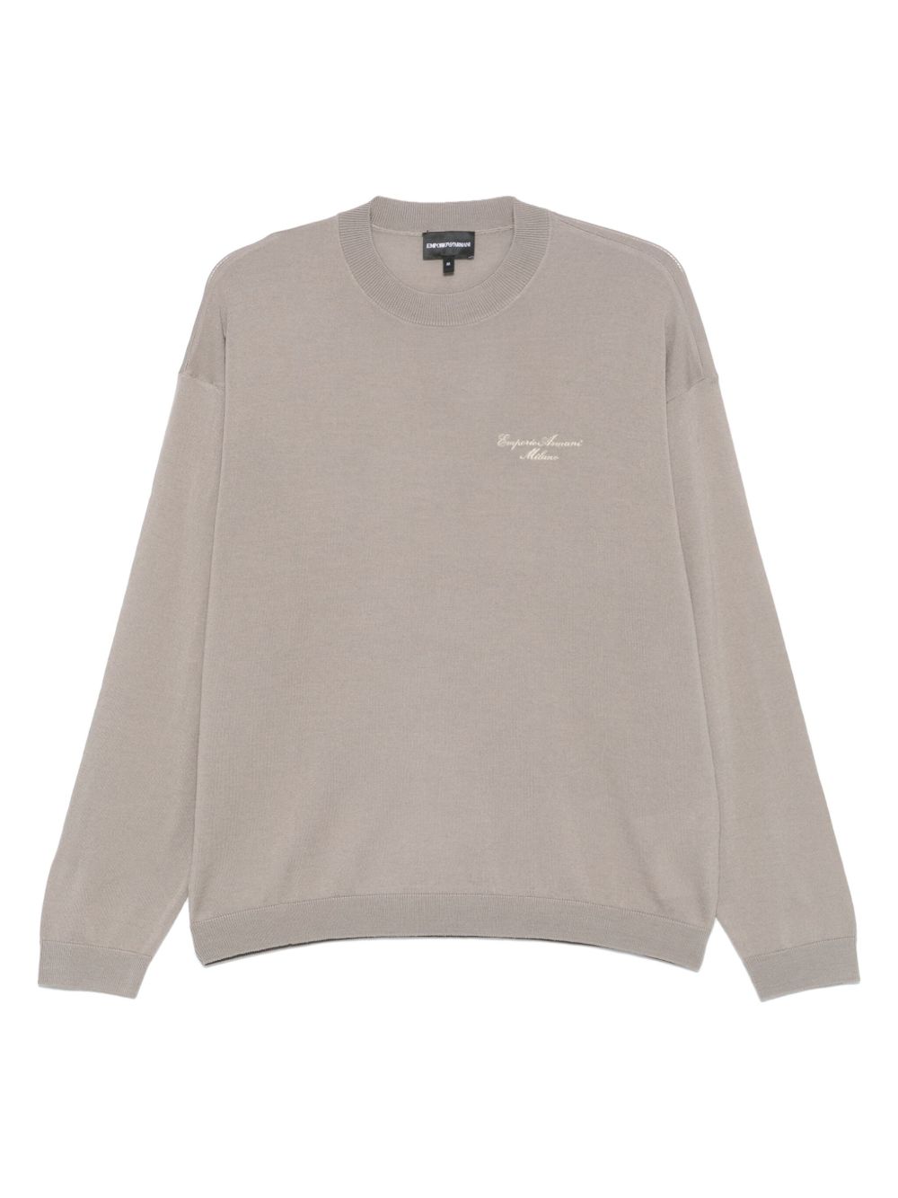 EMPORIO ARMANI Wool Blend Crew Neck Sweater - SS25