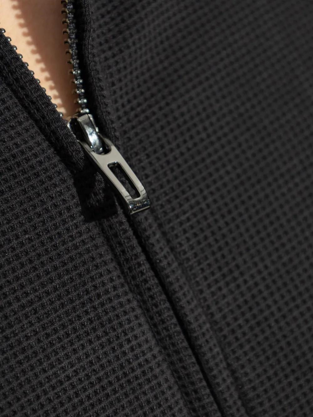 EMPORIO ARMANI Men's Cotton Zip-Up High Neck Sweatshirt