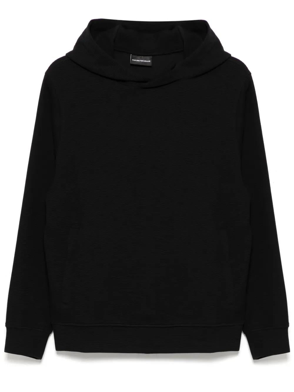 EMPORIO ARMANI Classic Men's Cotton Hoodie