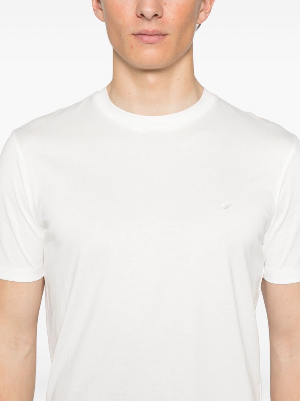 EMPORIO ARMANI Logo Cotton T-Shirt for Men
