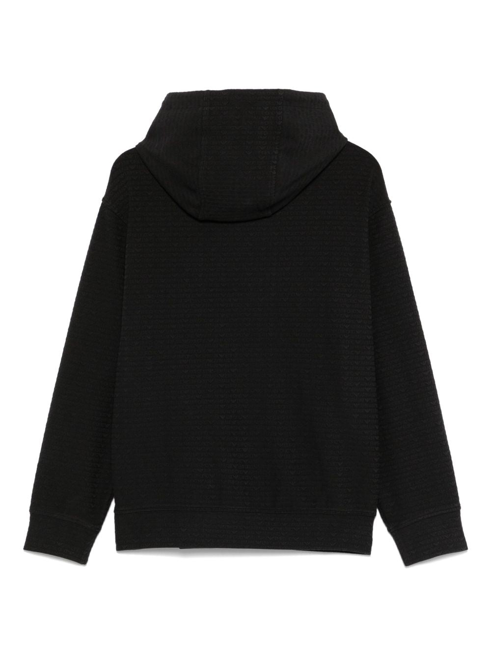 EMPORIO ARMANI Allover Logo Hoodie for Men - SS25