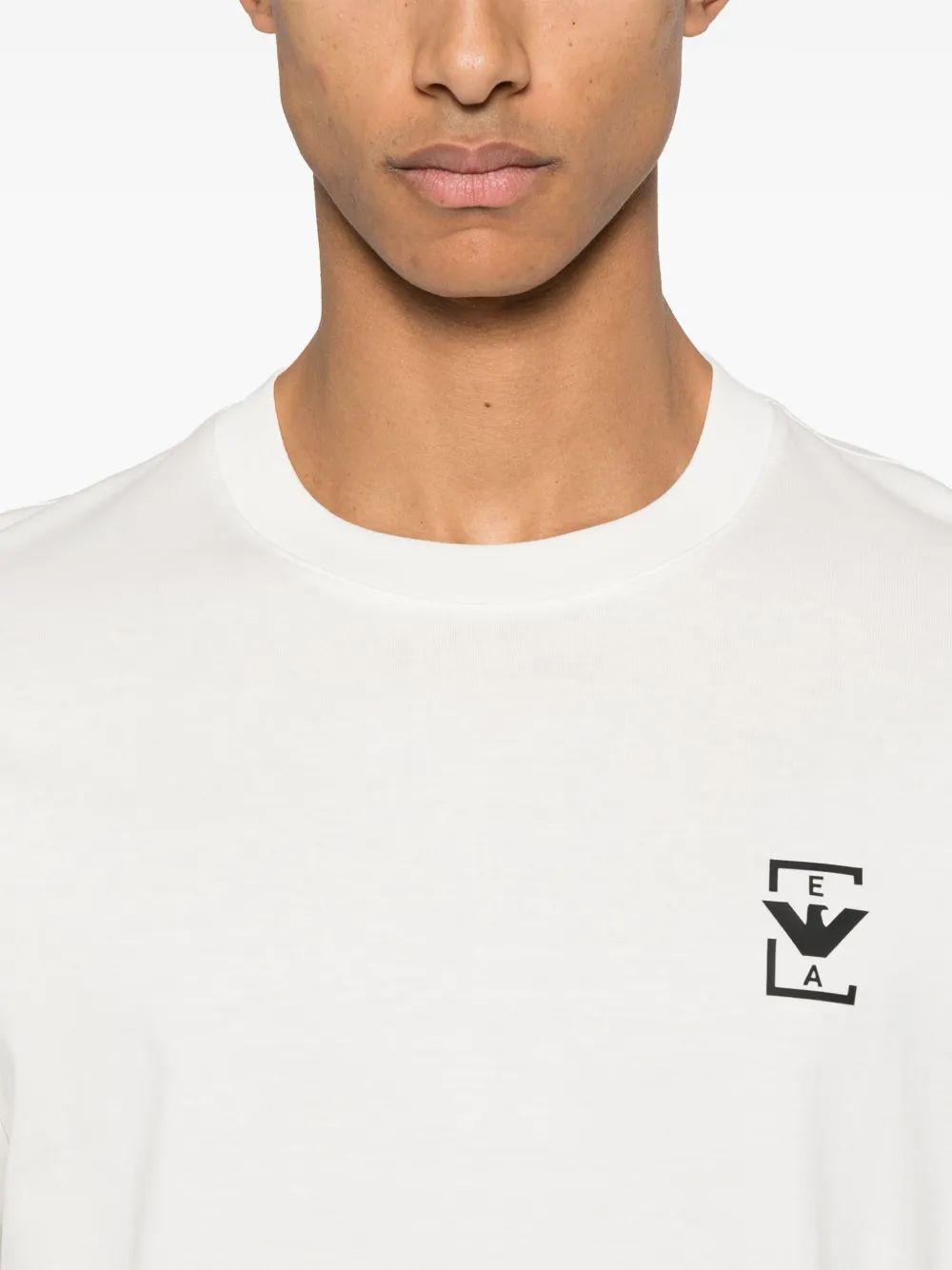 EMPORIO ARMANI Eagle-Appliqué T-Shirt - SS25 Collection