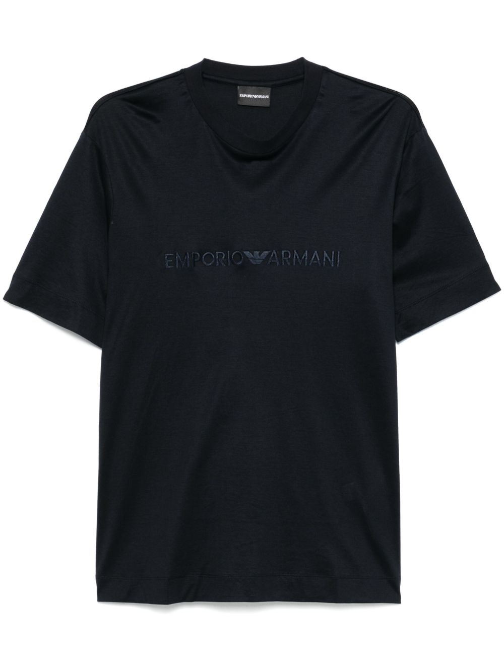 EMPORIO ARMANI Men's Embroidered Logo Crew Neck T-Shirt