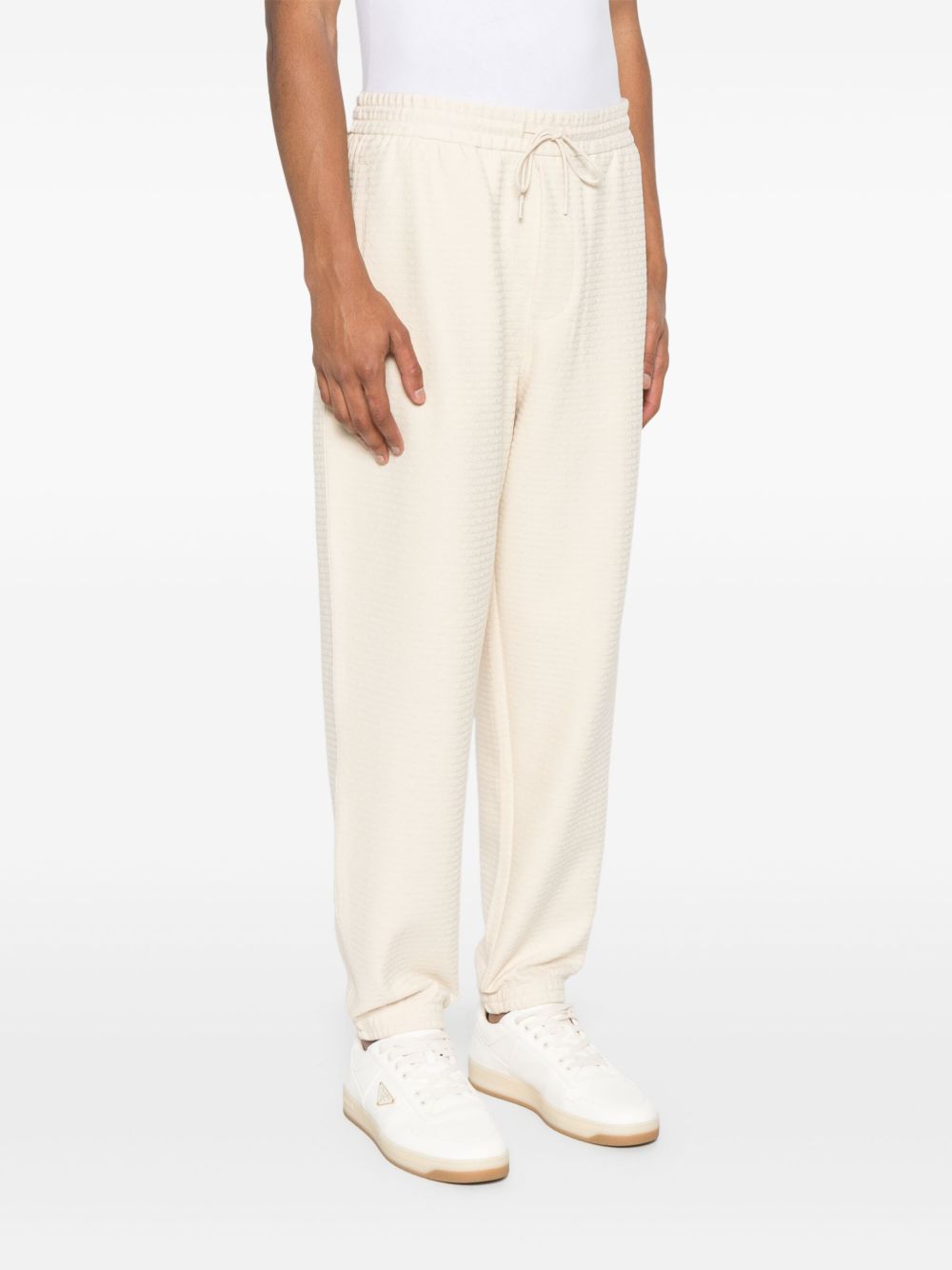 EMPORIO ARMANI Allover Logo Sweatpants for Men - Spring/Summer 2025
