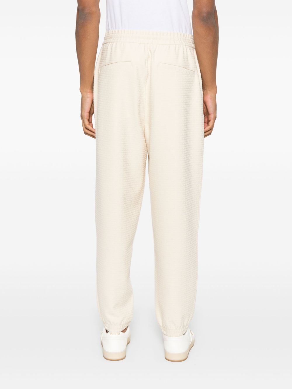 EMPORIO ARMANI Allover Logo Sweatpants for Men - Spring/Summer 2025