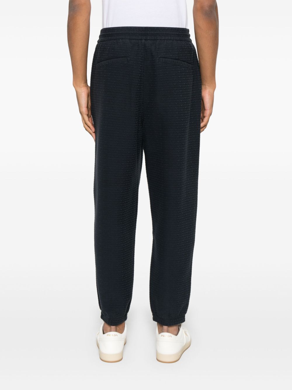 EMPORIO ARMANI Allover Logo Sweatpants for Men