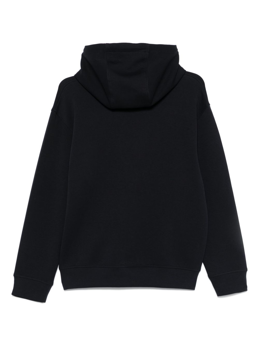 EMPORIO ARMANI Logo Cotton Hoodie with Drawstring - SS25