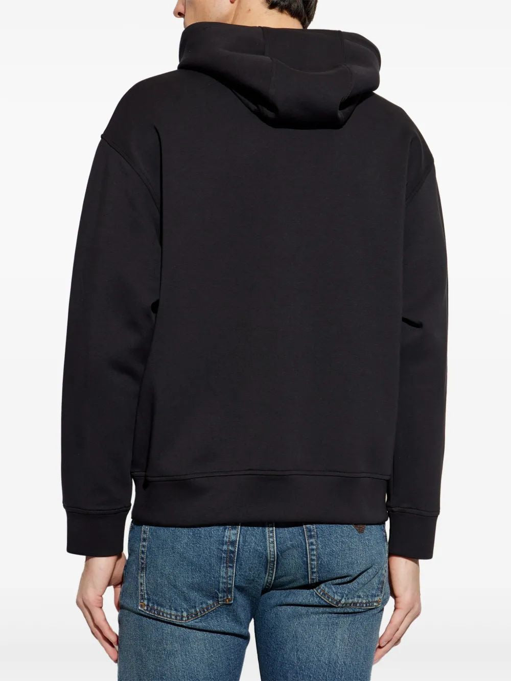 EMPORIO ARMANI Slouchy Drawstring Hoodie for Men