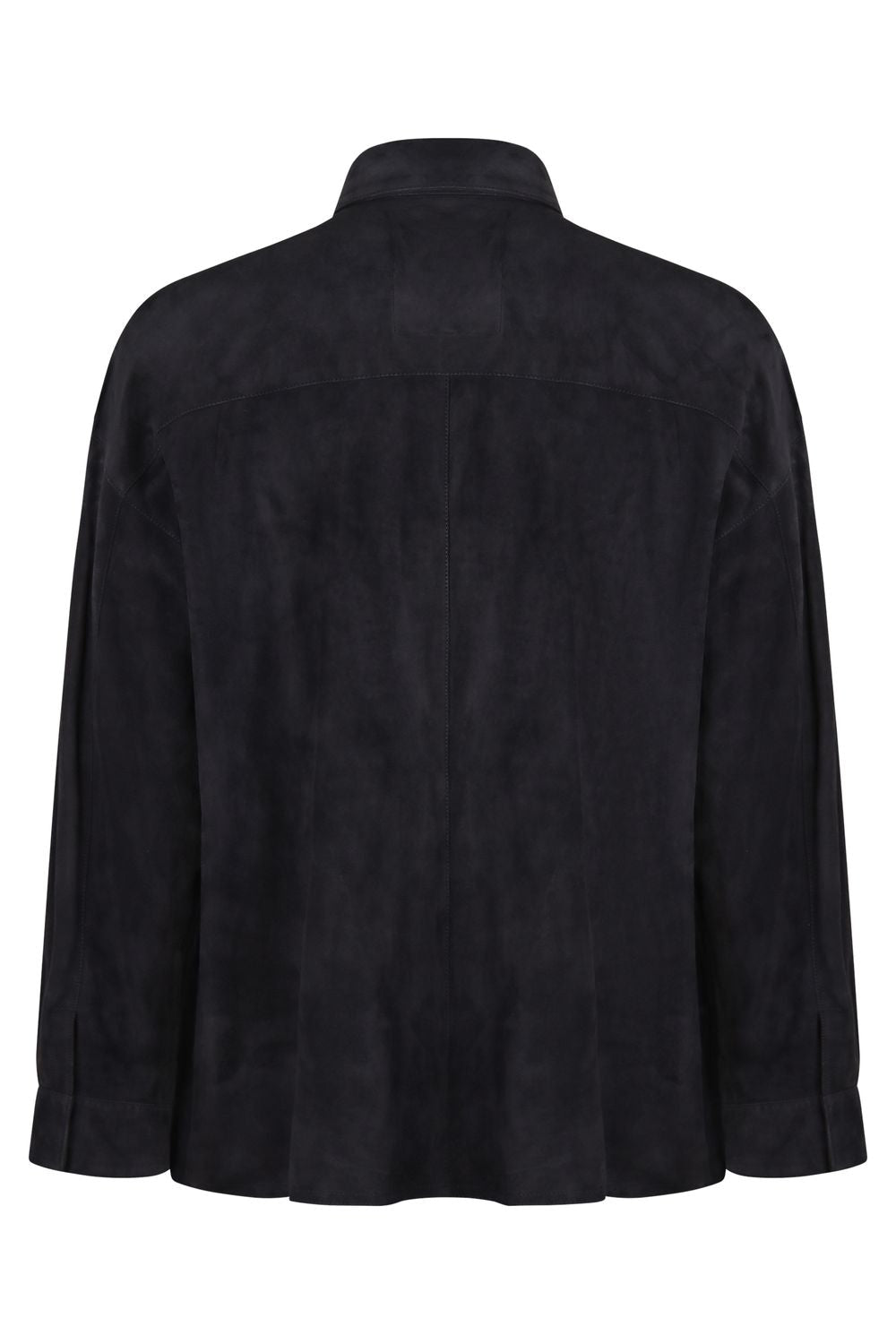 EMPORIO ARMANI Men's Suede Shirt - SS25 Collection