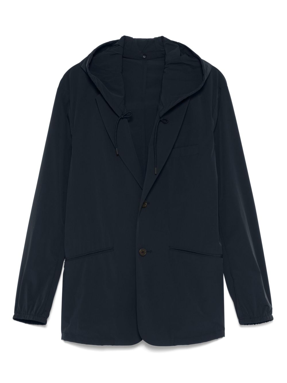 EMPORIO ARMANI Nylon Hooded Blazer Jacket