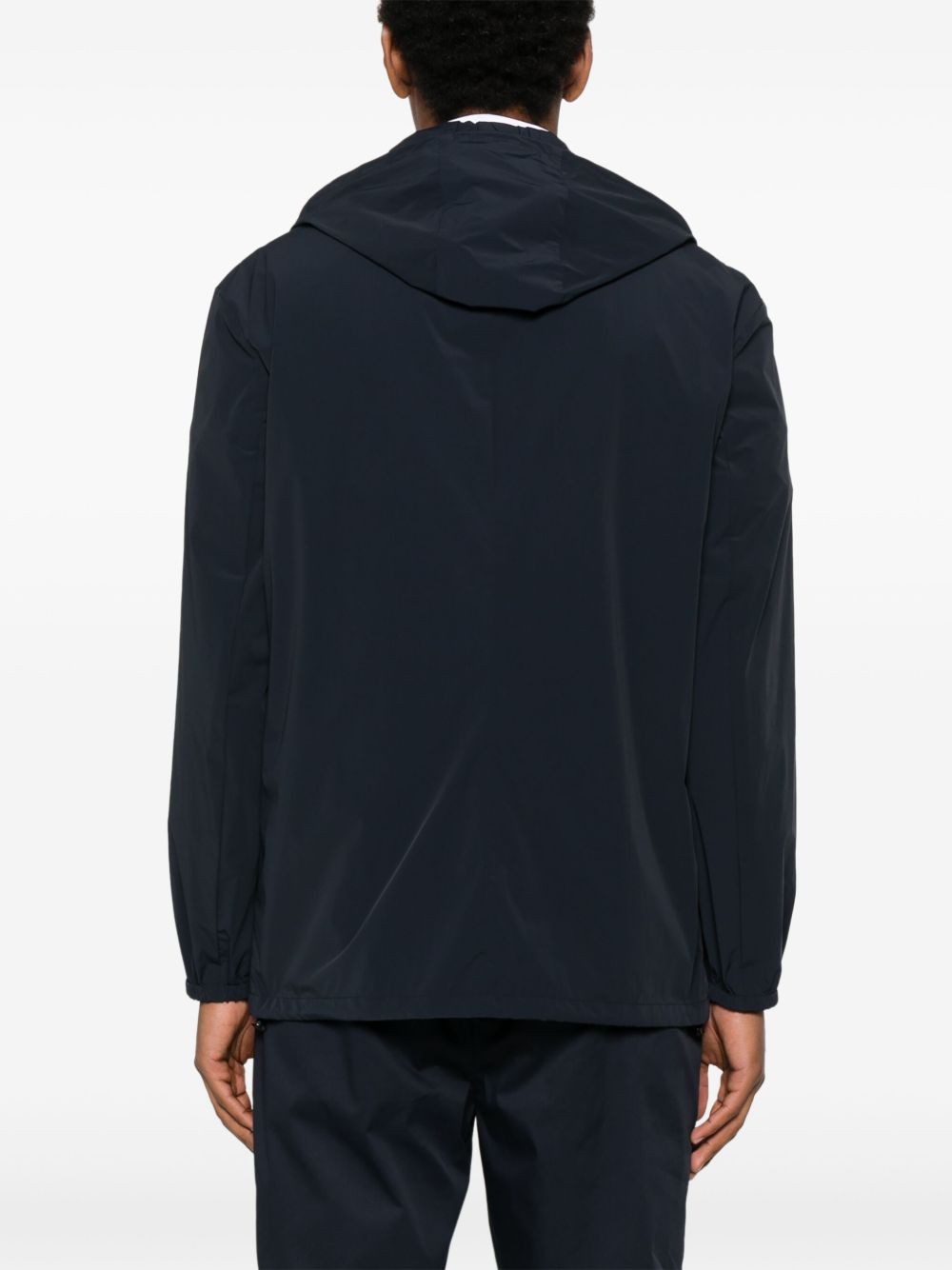 EMPORIO ARMANI Nylon Hooded Blazer Jacket