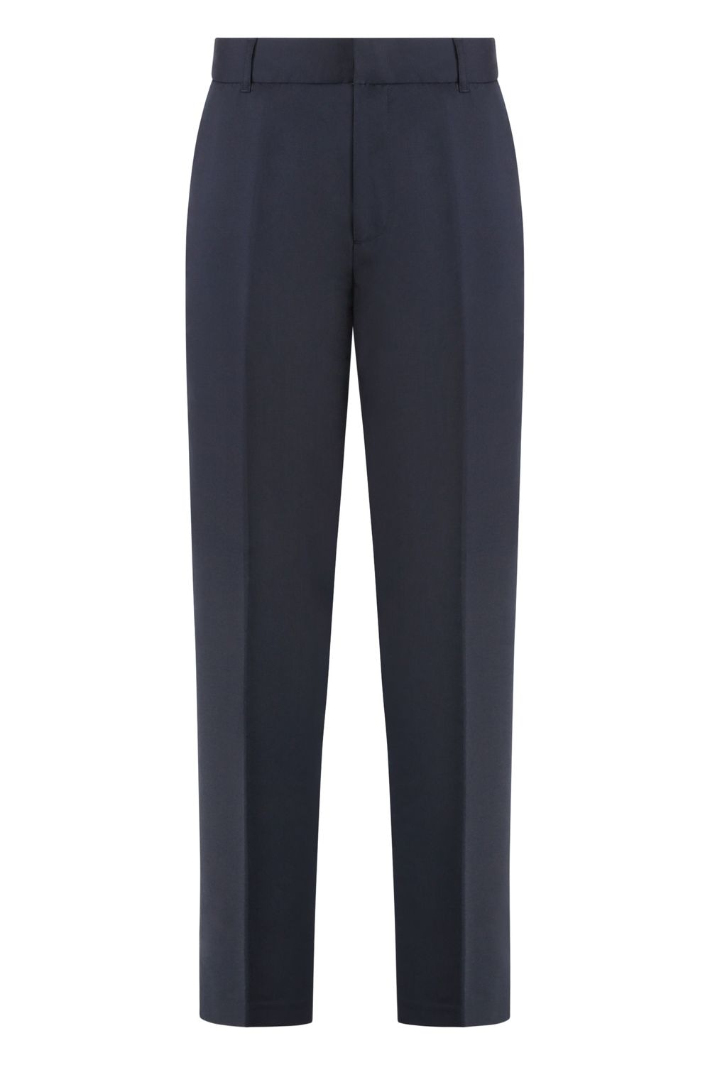 EMPORIO ARMANI Tailored Virgin Wool Trousers for Men - SS25 Collection