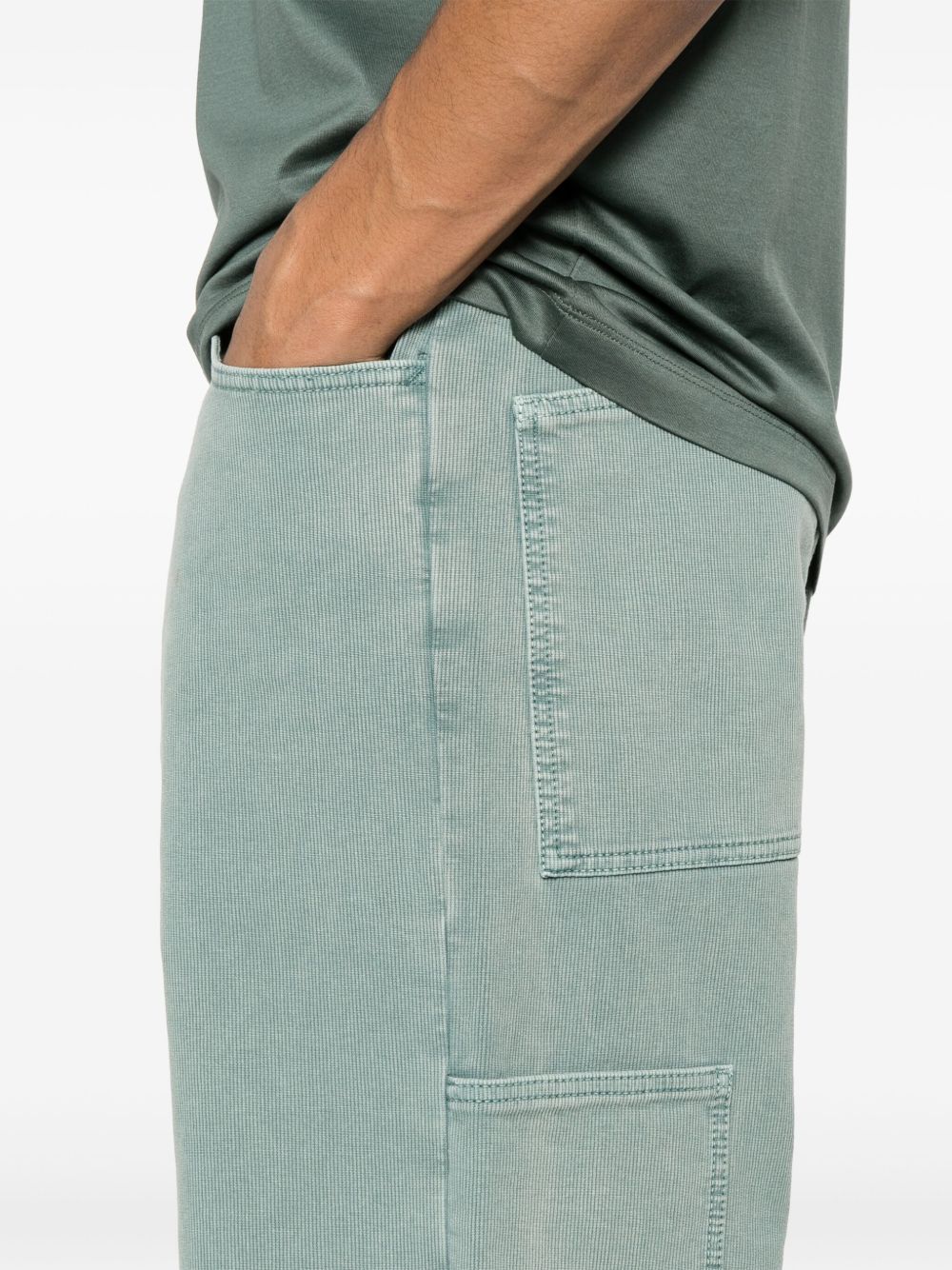 EMPORIO ARMANI Men's Classic Denim Cotton Jeans - Clear Blue