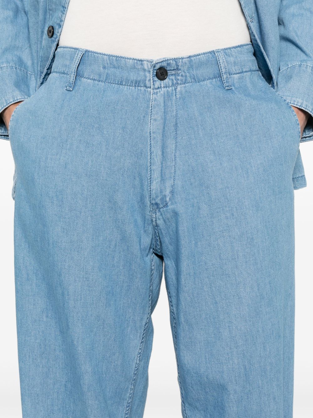 EMPORIO ARMANI Men's Cotton Casual Trousers