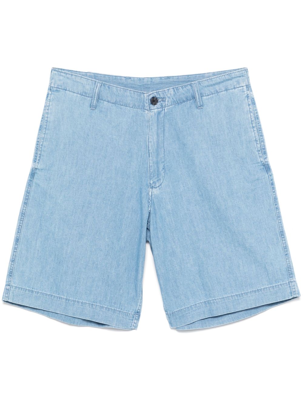 EMPORIO ARMANI Men's Organic Cotton Denim Bermuda Shorts