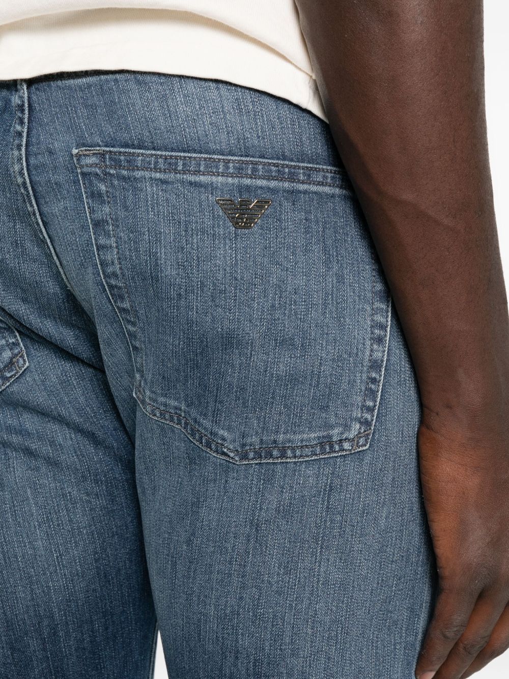 EMPORIO ARMANI Classic Five-Pocket Denim Jeans for Men