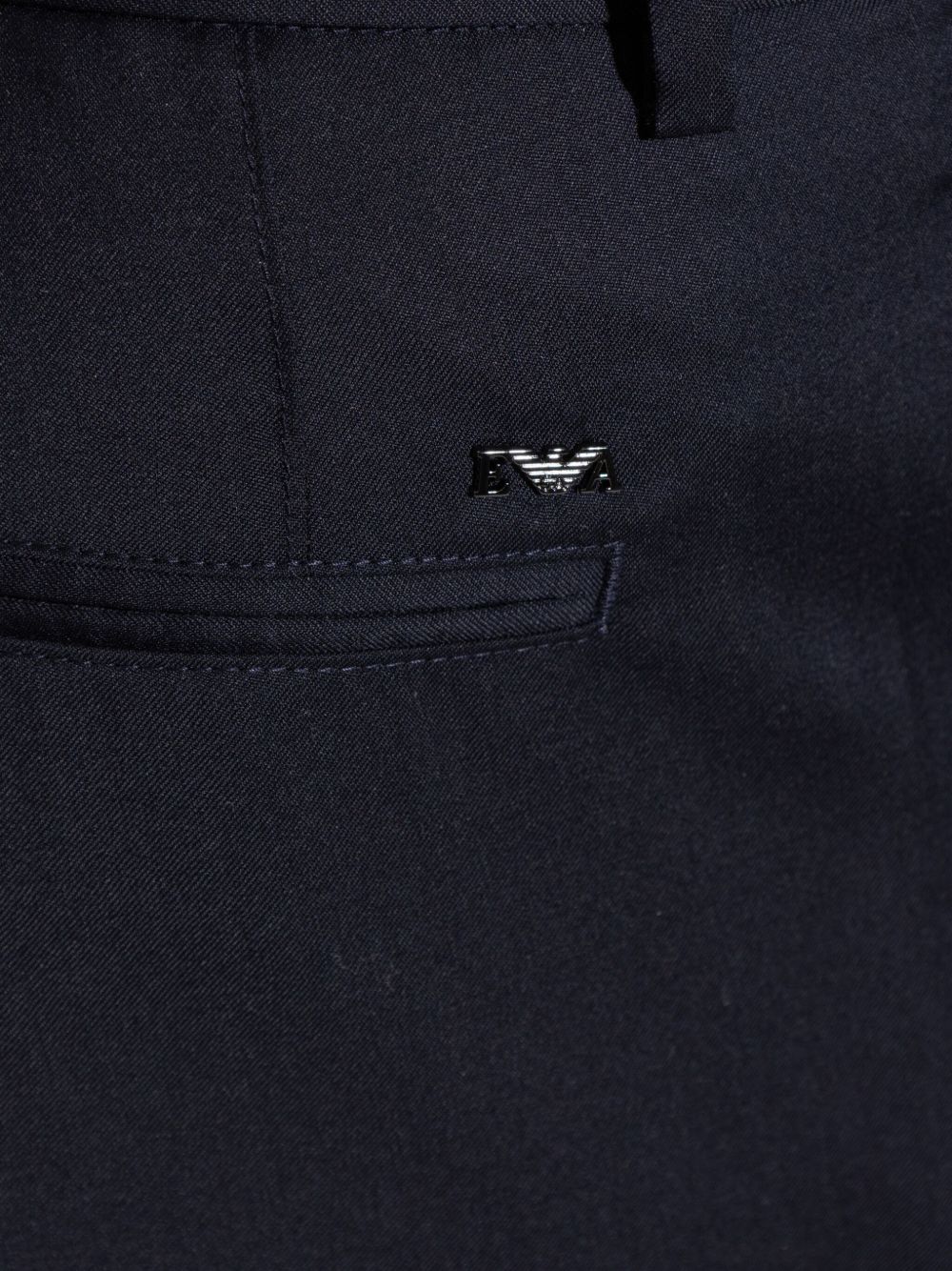 EMPORIO ARMANI Wool Chino Trousers for Men