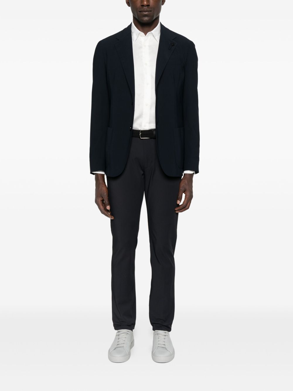 EMPORIO ARMANI Allover Logo Long Sleeve Shirt