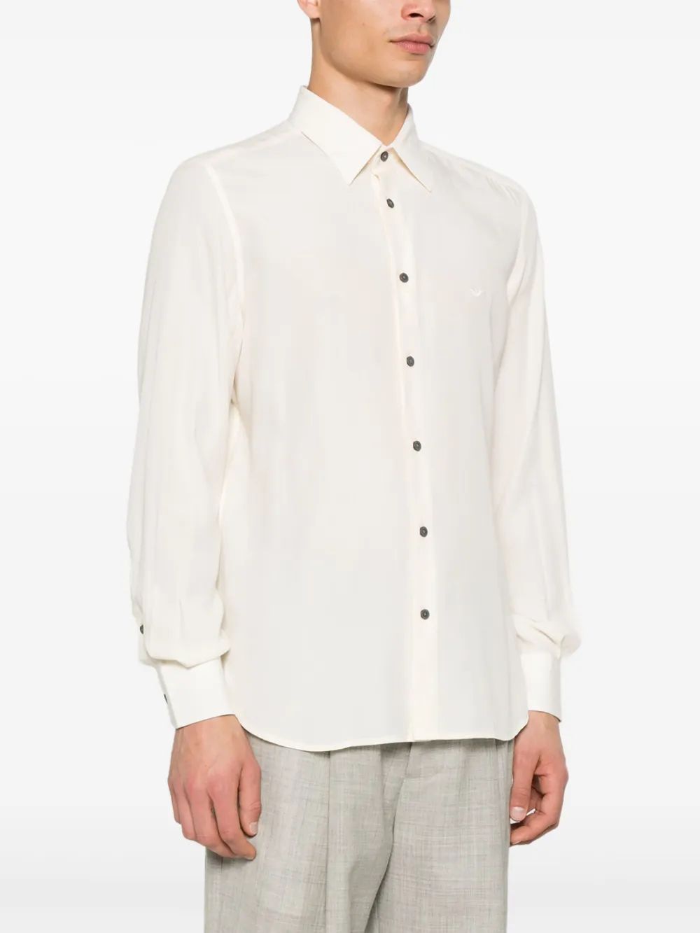 EMPORIO ARMANI Classic Striped Button-Up Shirt for Men