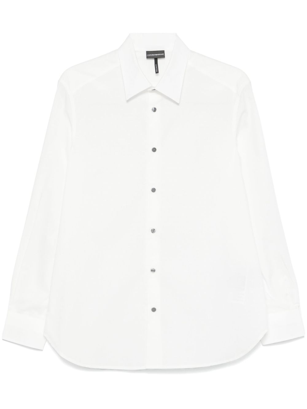 EMPORIO ARMANI Allover Logo Cotton Shirt for Men - SS25