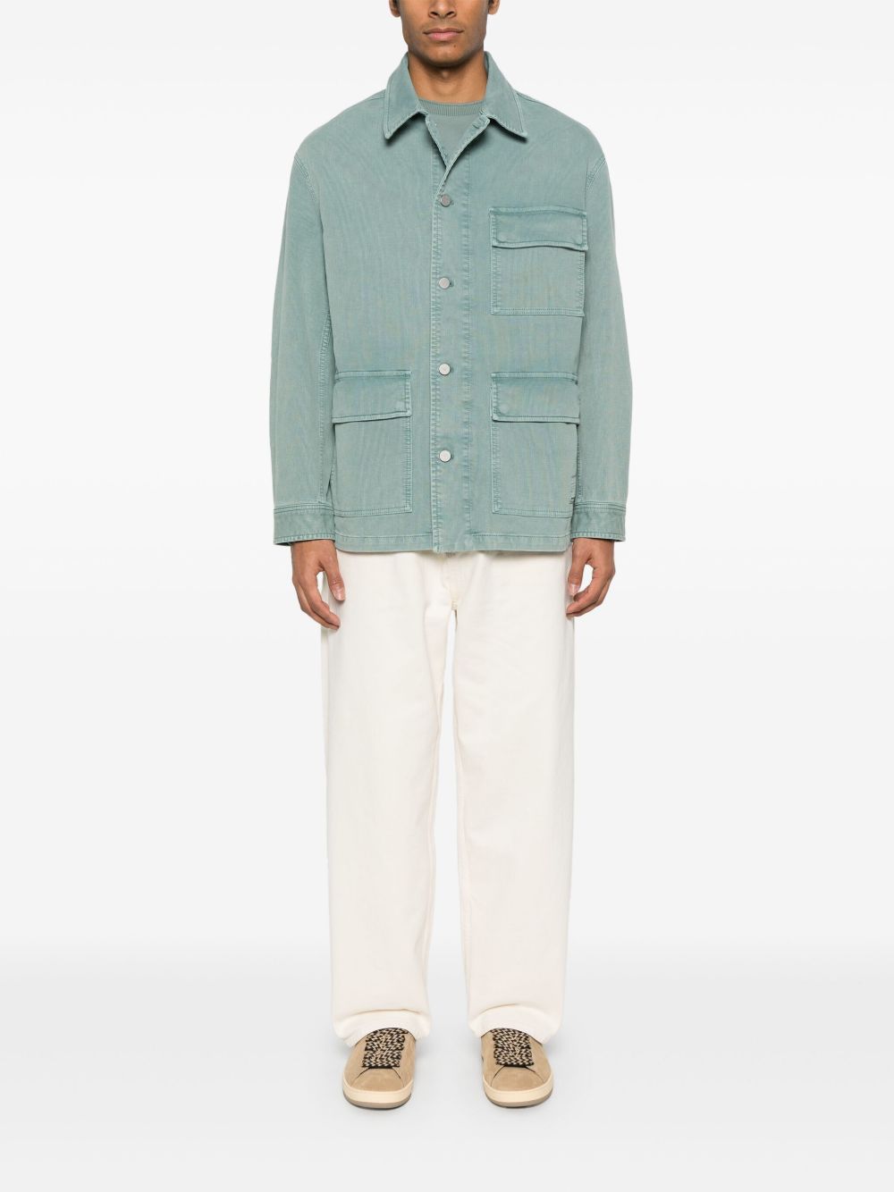 EMPORIO ARMANI Men's Classic Cotton Blouson Jacket