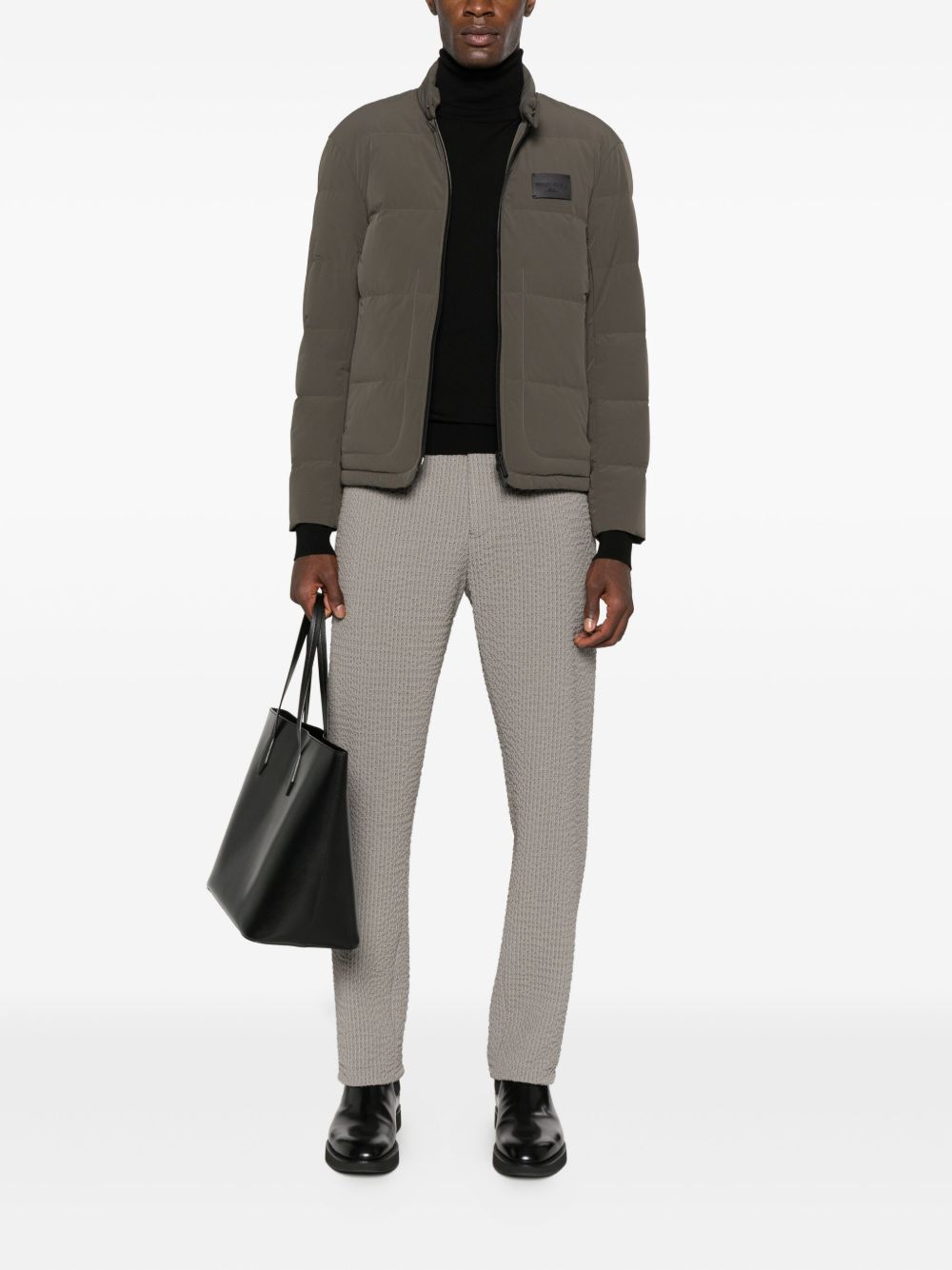 EMPORIO ARMANI Wool Trousers for Men - FW25 Collection