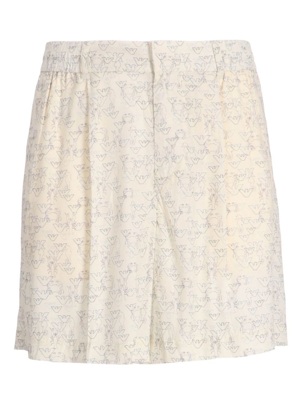 E'CLAT Men's Bermuda Shorts with Logo Design