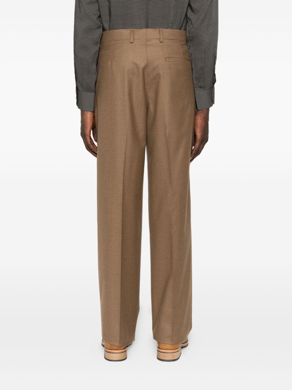 EMPORIO ARMANI Men's Wool Trousers for FW25