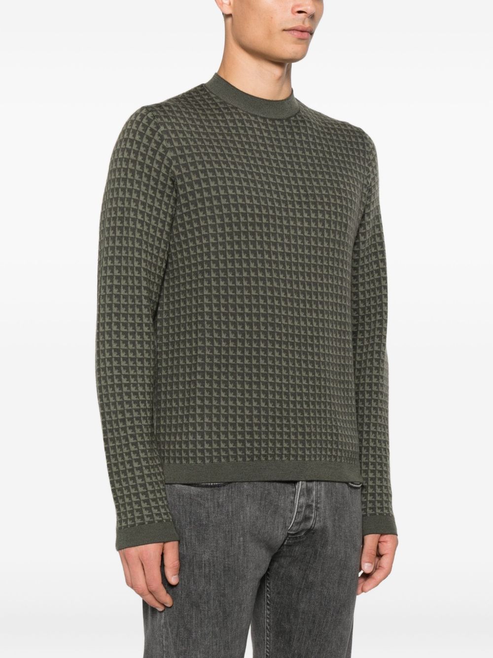 EMPORIO ARMANI Wool Crewneck Jumper for Men