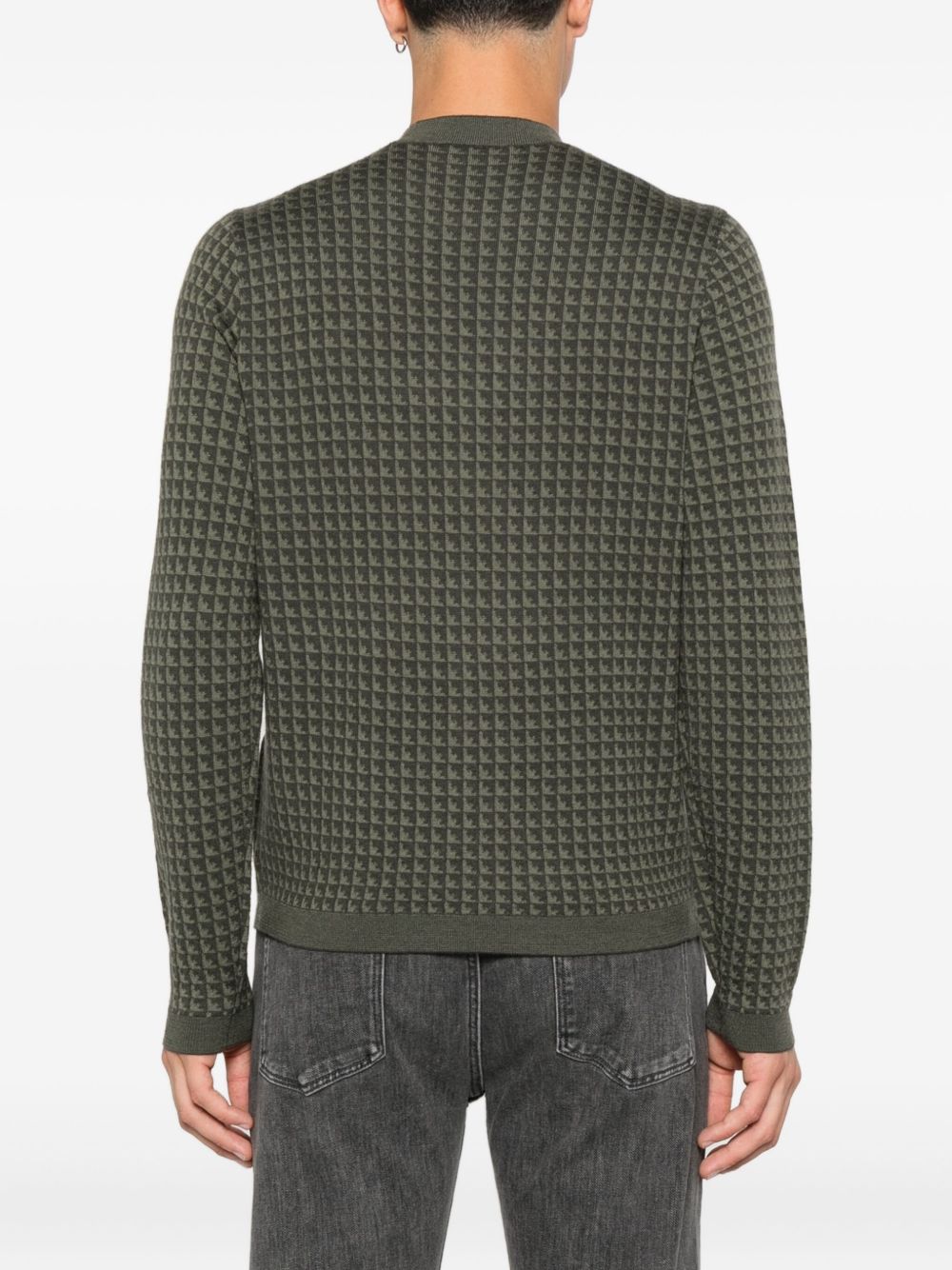 EMPORIO ARMANI Wool Crewneck Jumper for Men