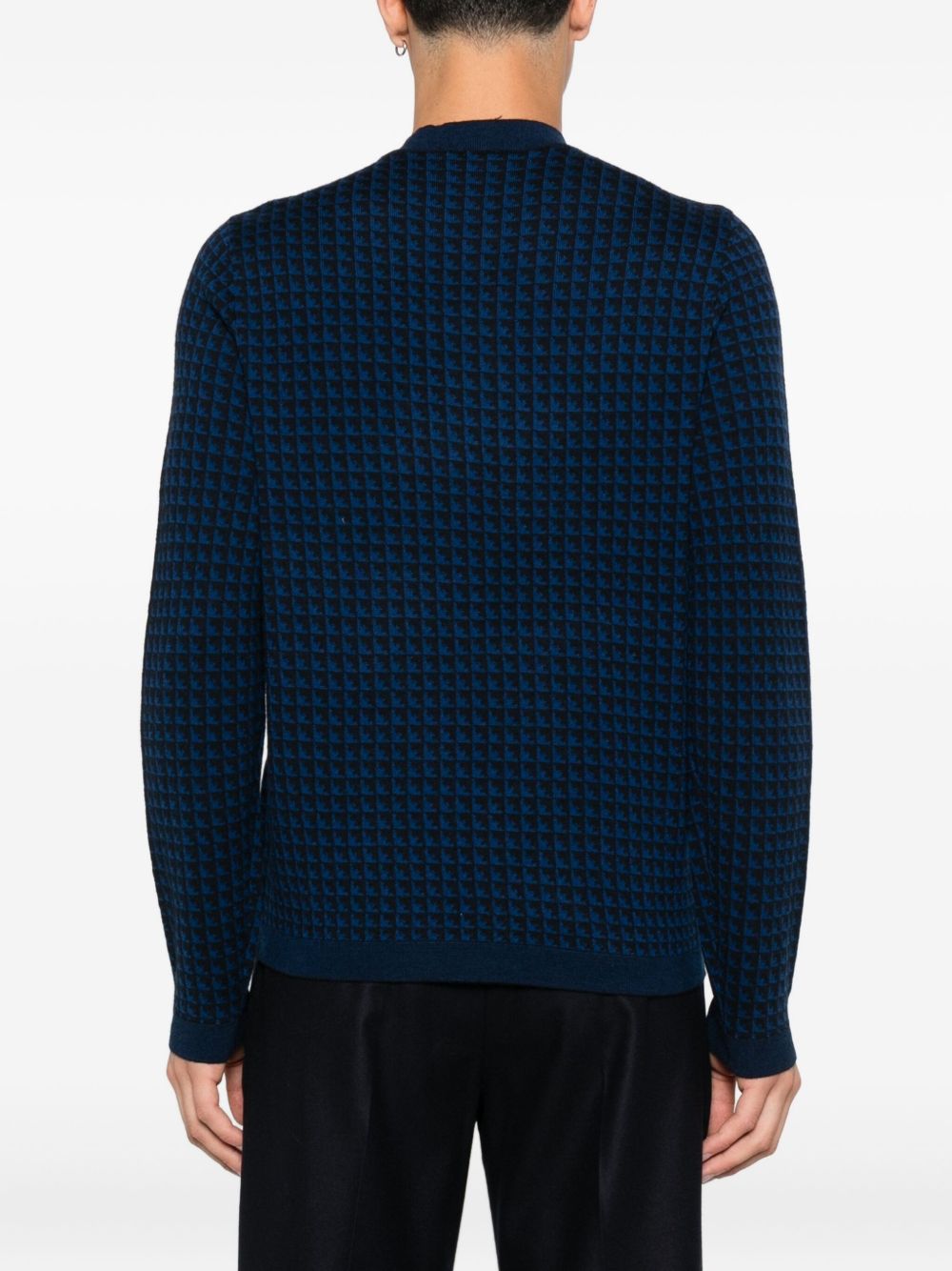 EMPORIO ARMANI Wool Crewneck Sweater for Men - Fall/Winter 2025