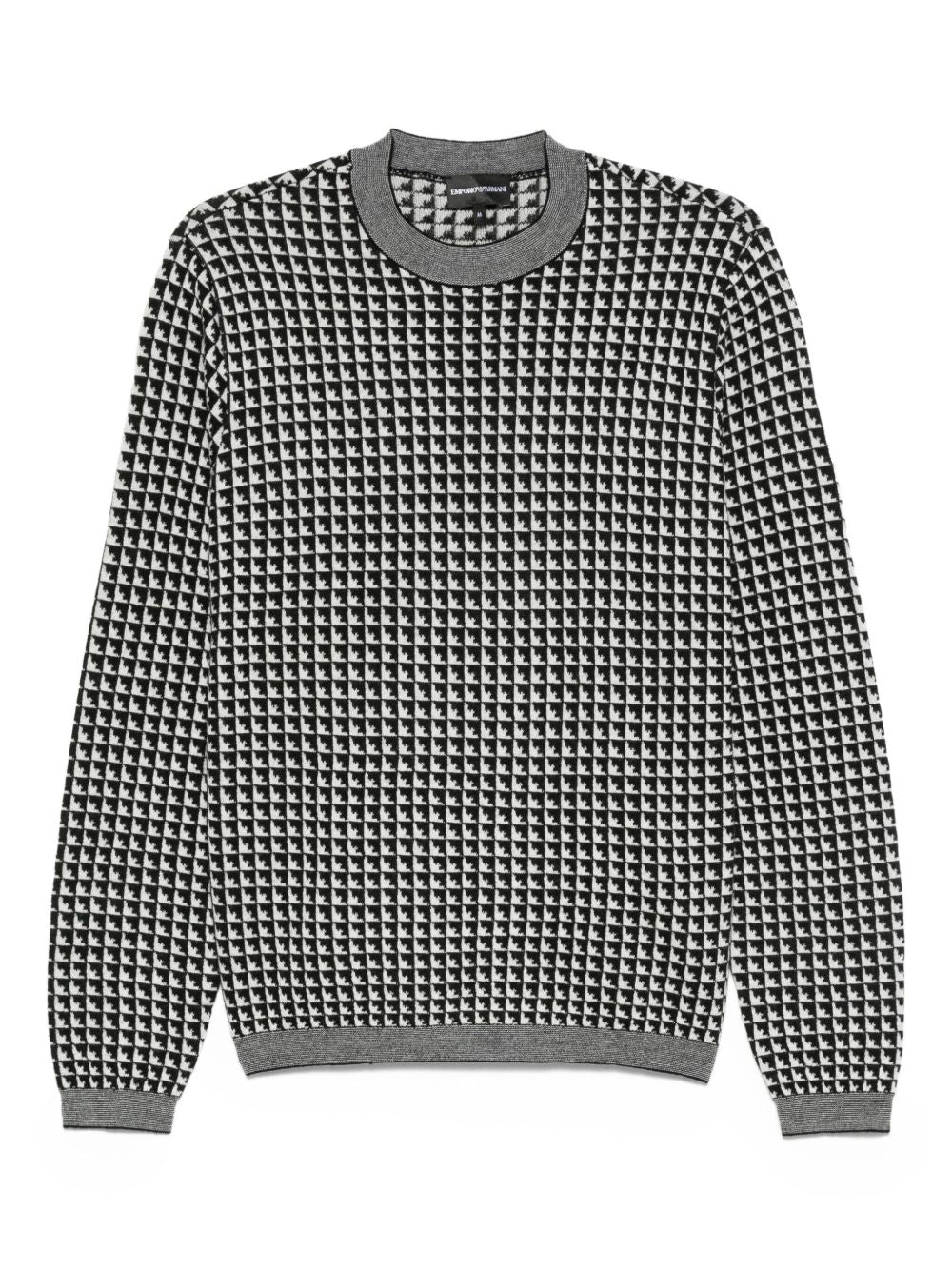 EMPORIO ARMANI Wool Crewneck Jumper for Men - FW25 Collection