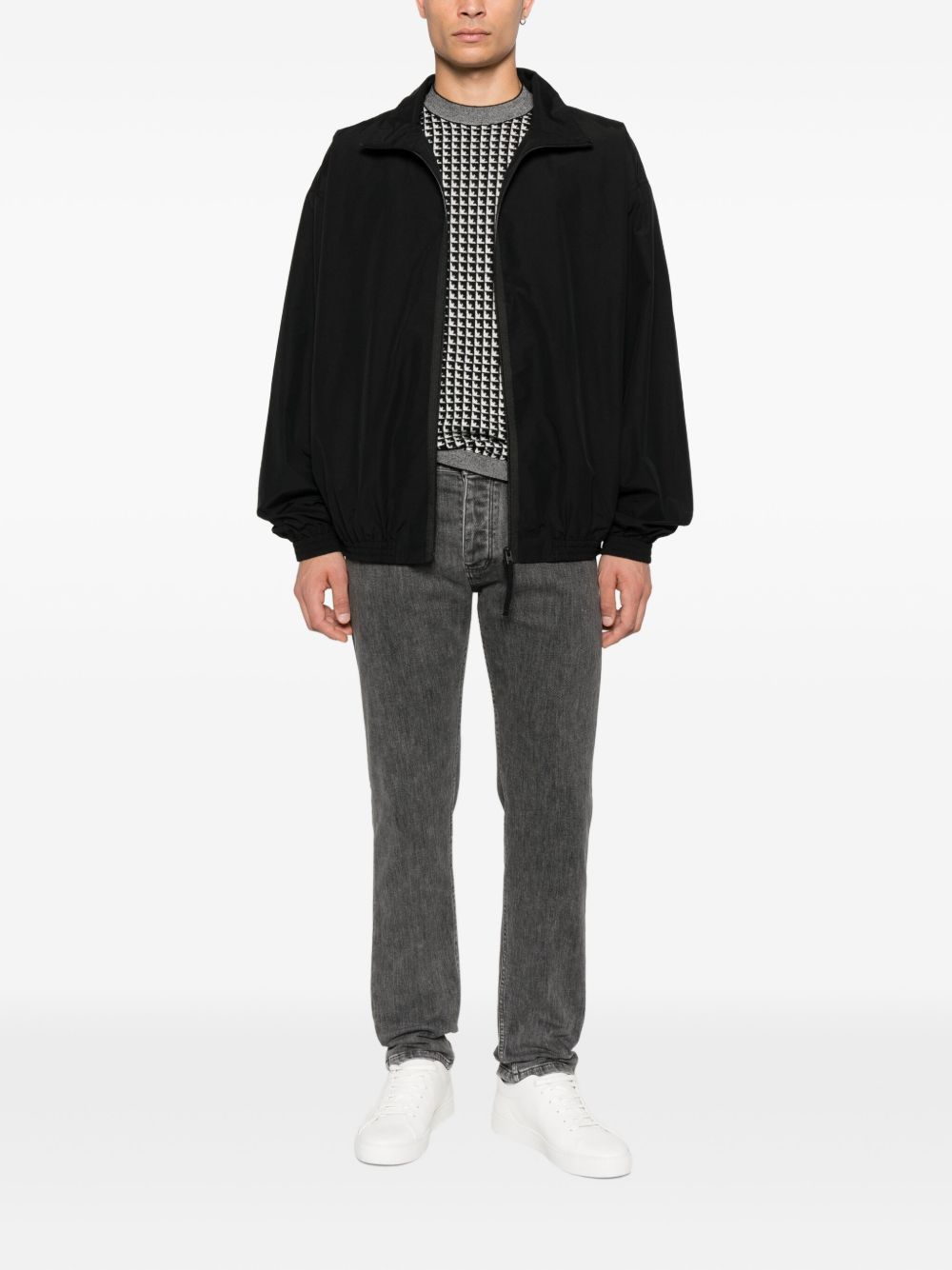 EMPORIO ARMANI Wool Crewneck Jumper for Men - FW25 Collection