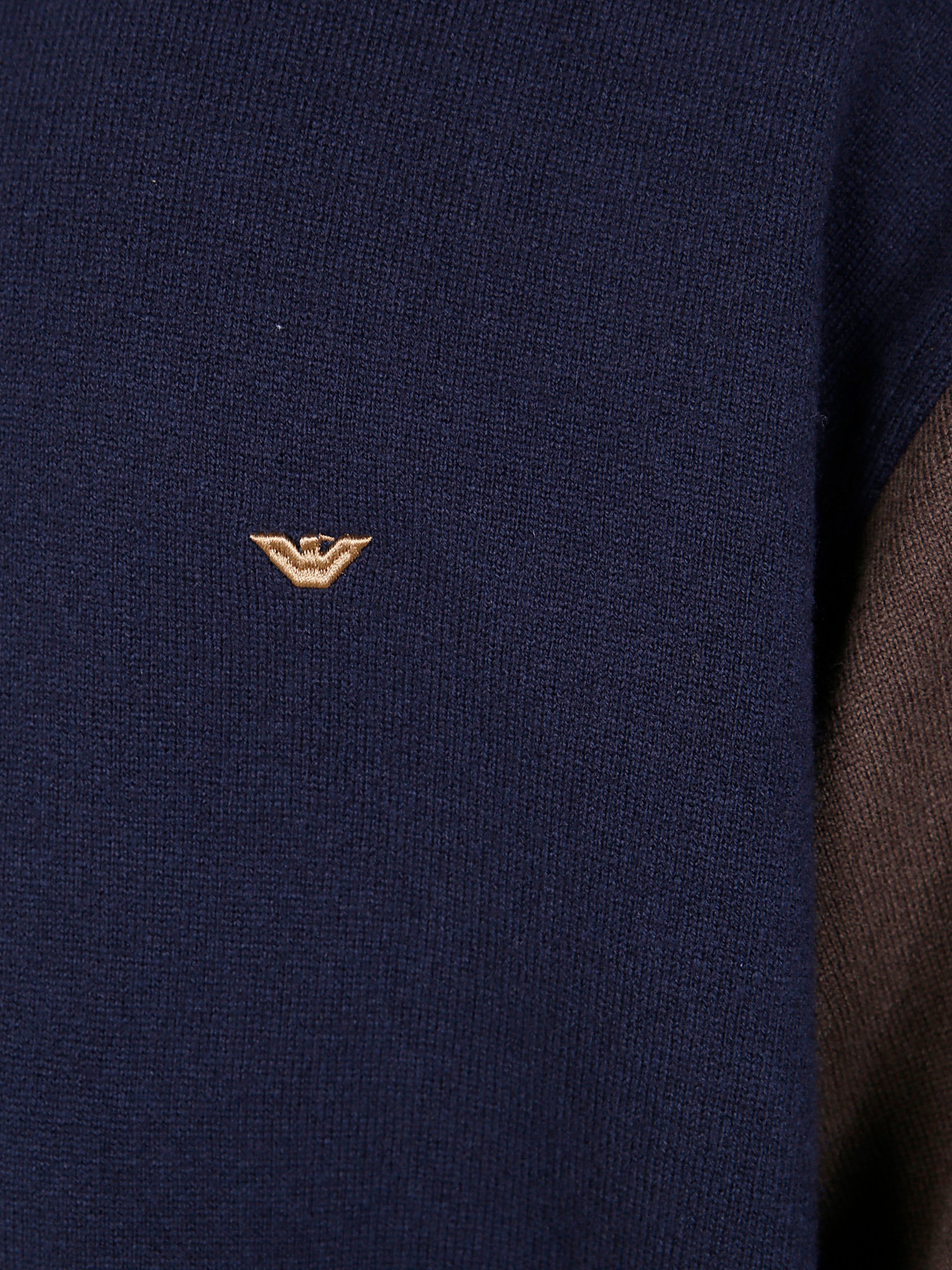 EMPORIO ARMANI Bicolor Hooded Sweater for Men