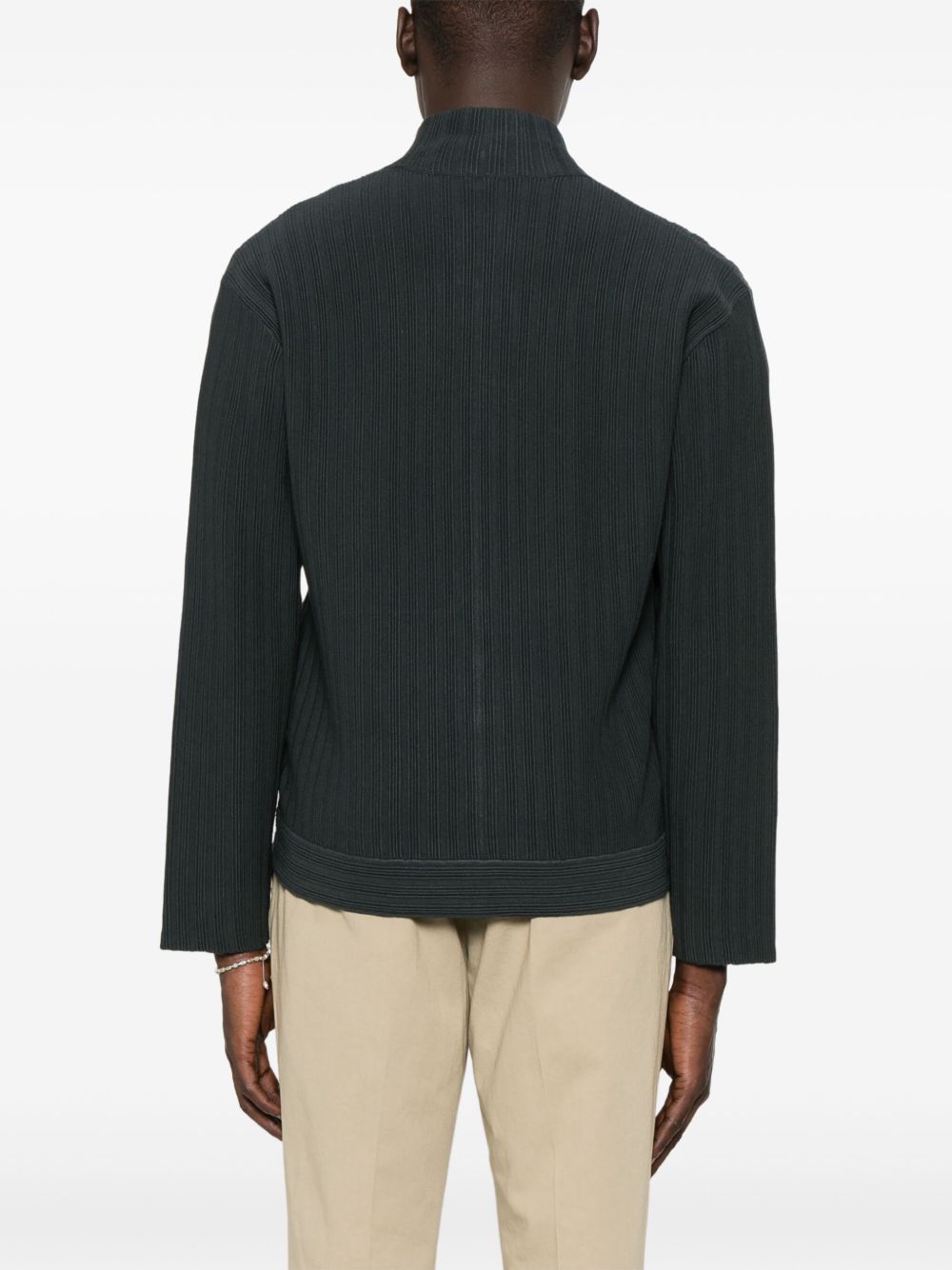 EMPORIO ARMANI Two-Way Zipped Cardigan for Men