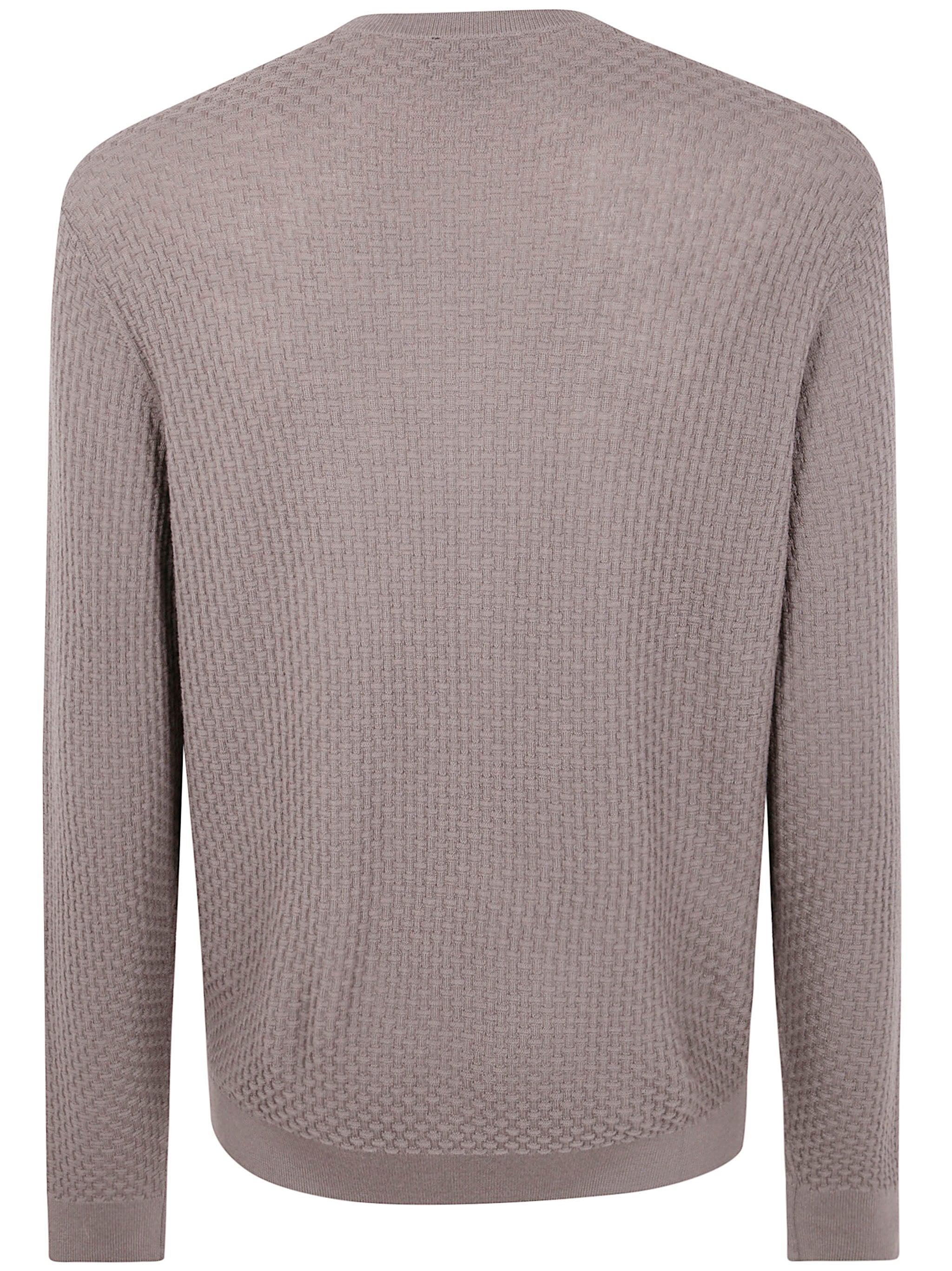 EMPORIO ARMANI Round Neck Sweater for Men - FW25 Collection