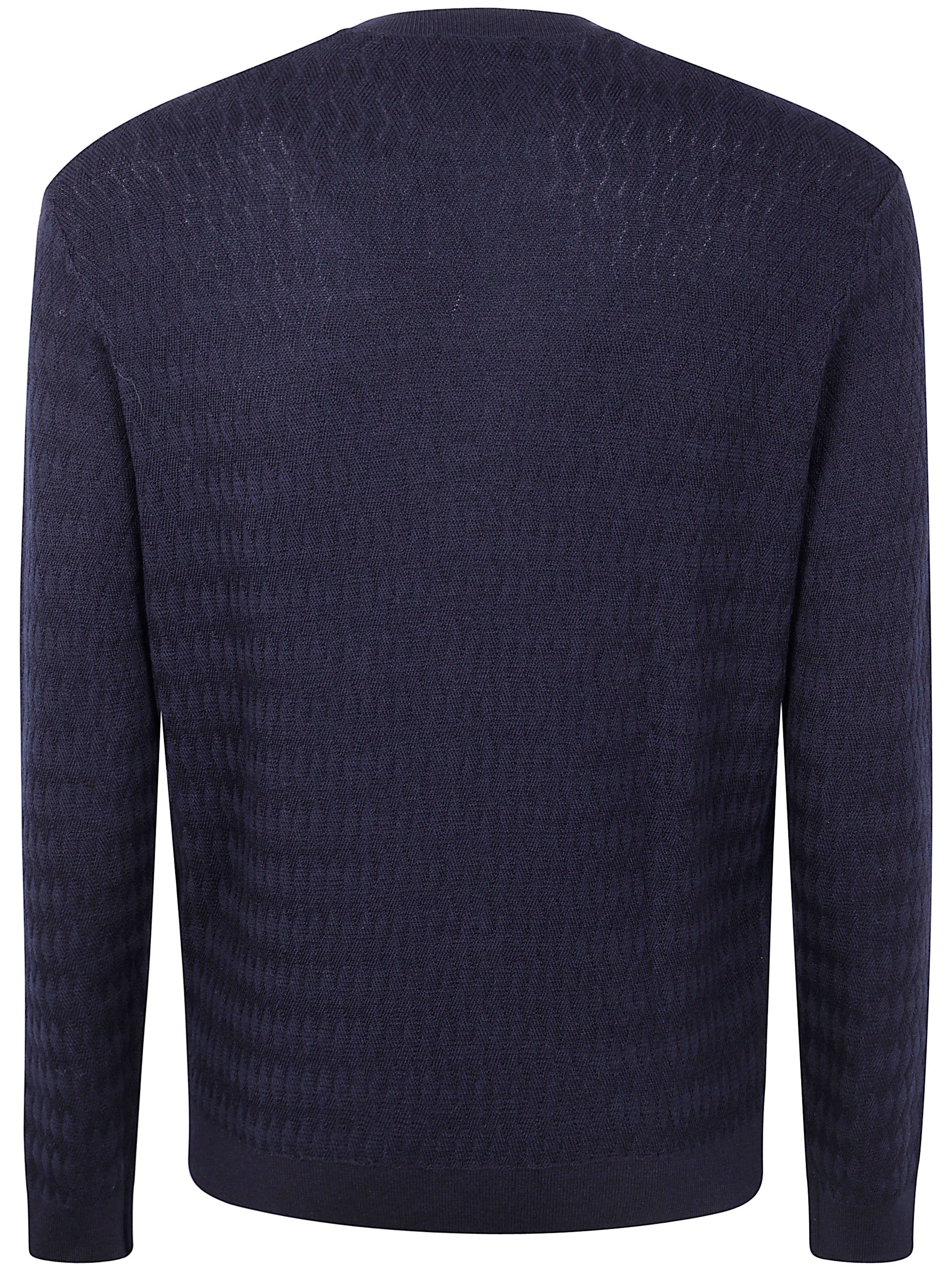 EMPORIO ARMANI Classic Round Neck Sweater for Men