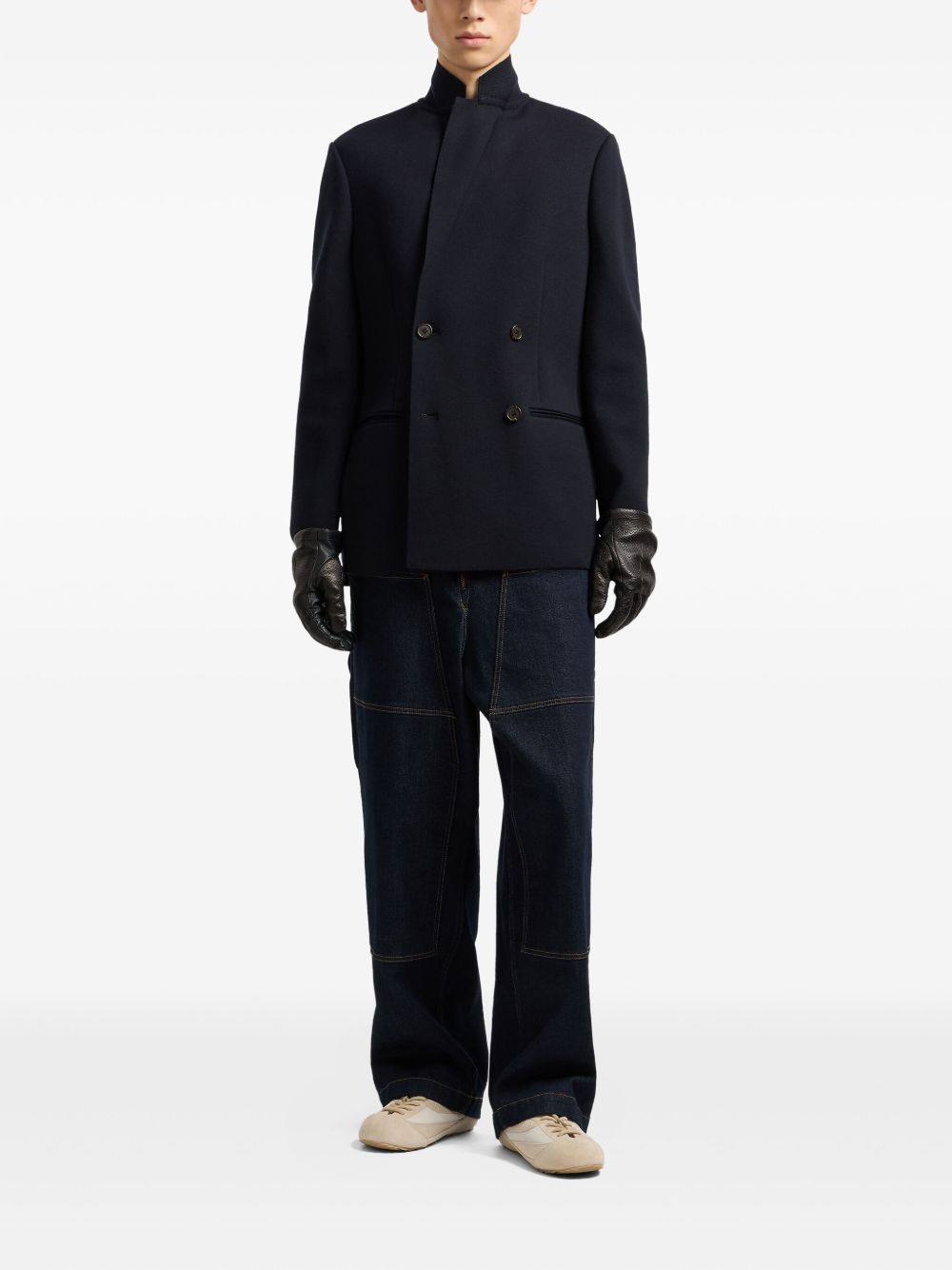 EMPORIO ARMANI Men's Single-Breasted Blazer Jacket