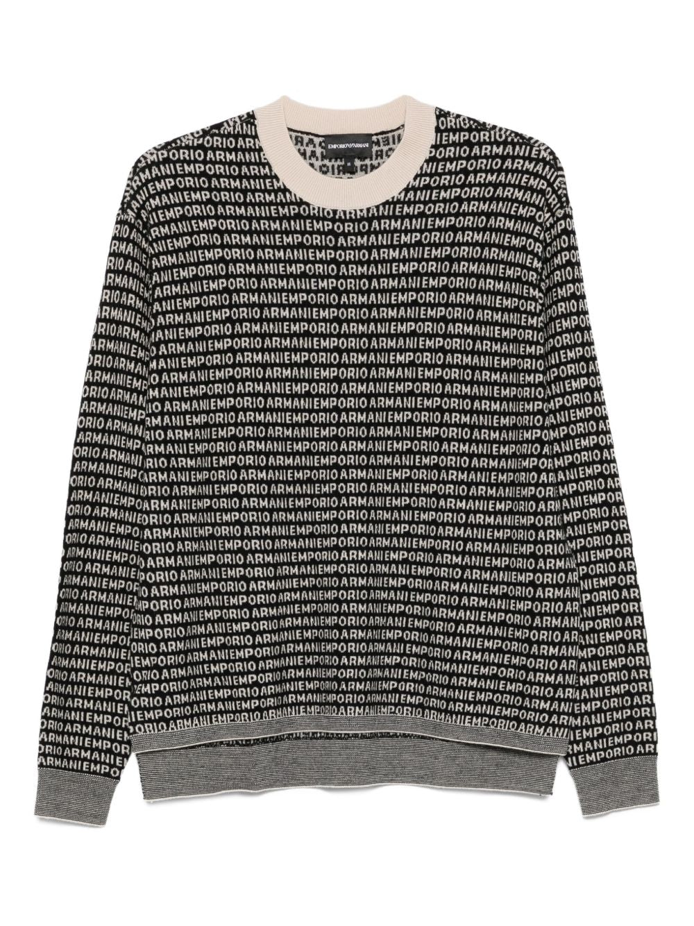 EMPORIO ARMANI Wool Crewneck Jumper for Men - FW25 Collection