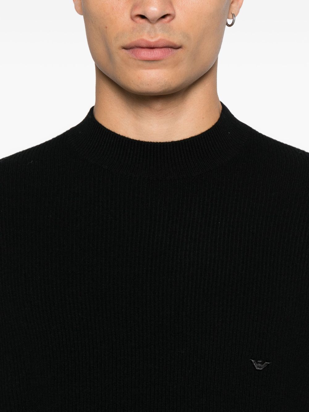 EMPORIO ARMANI Wool Crewneck Jumper for Men